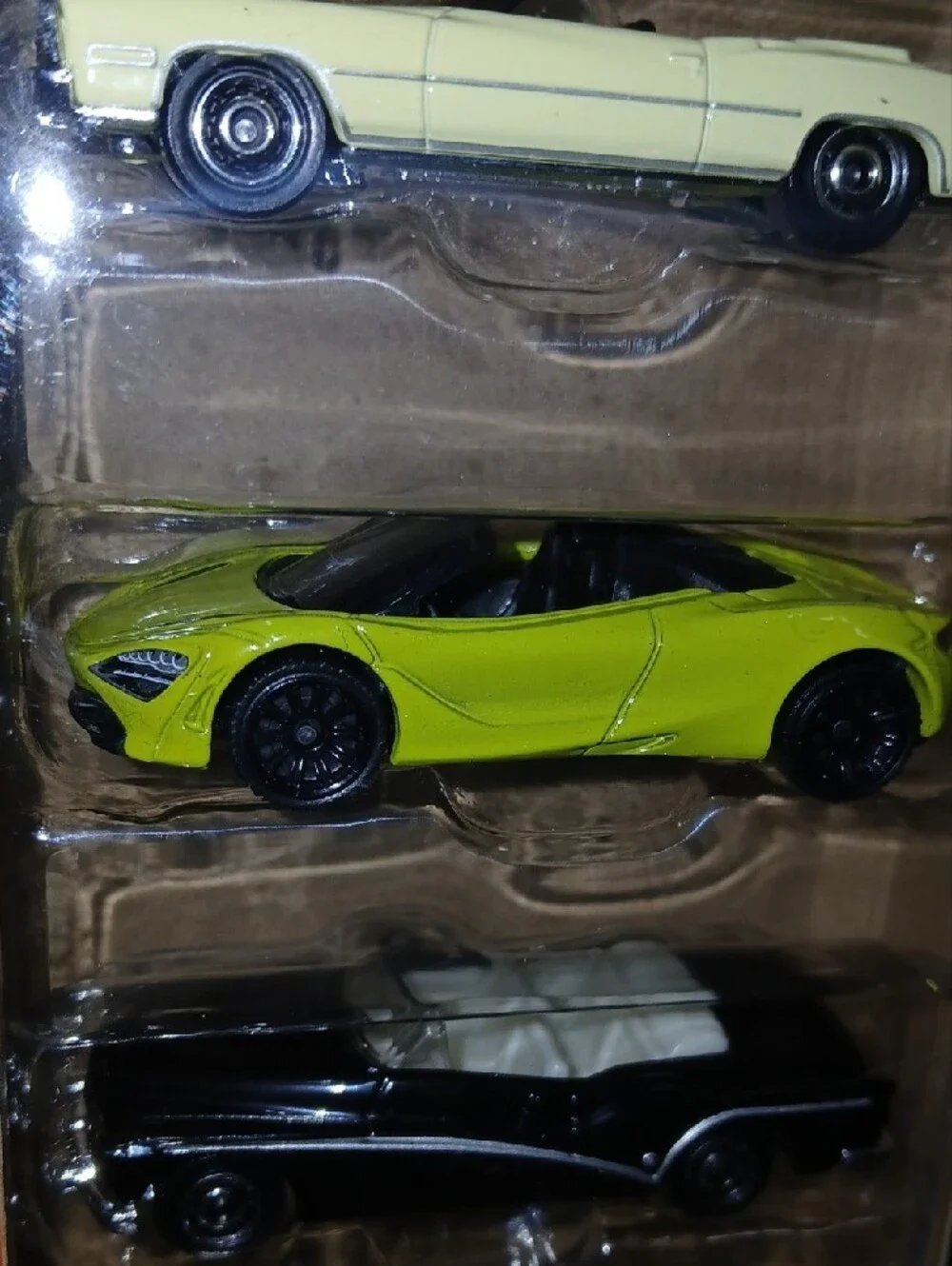 Matchbox MBX Convertible Cruisers 5-Pack — Teal, Cream, Lime, Black, Maroon